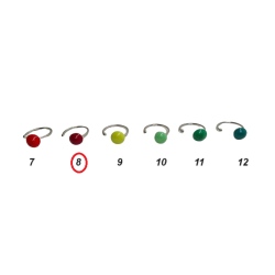 Verstellbare und kombinierbare Ringe aus Muranoglas