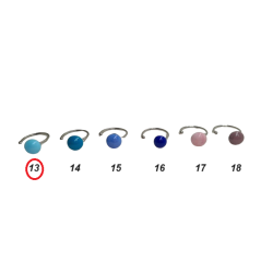 Verstellbare und kombinierbare Ringe aus Muranoglas