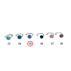 Verstellbare und kombinierbare Ringe aus Muranoglas