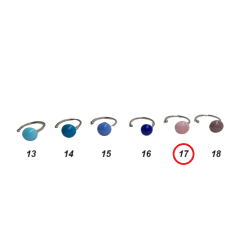 Verstellbare und kombinierbare Ringe aus Muranoglas