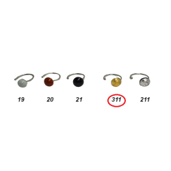 Verstellbare und kombinierbare Ringe aus Muranoglas