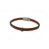 Bracelet "Fili " Ancre Cuir