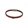Leather bracelet "Fili" Anchor