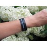 Leather bracelet " Prim" plain and printed