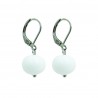 Boucles d'oreilles "Boule" en verre de Murano