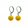 Boucles d'oreilles "Boule" en verre de Murano