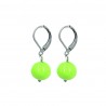 Boucles d'oreilles "Boule" en verre de Murano