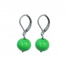 Boucles d'oreilles "Boule" en verre de Murano