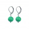 Boucles d'oreilles "Boule" en verre de Murano