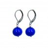 Boucles d'oreilles "Boule" en verre de Murano