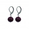 Boucles d'oreilles "Boule" en verre de Murano