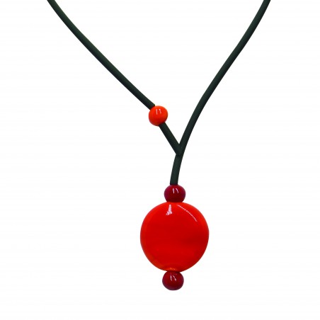 Necklace „Ypsilon" Murano glass beads