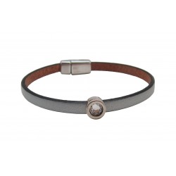 Leather bracelet "Fili" Swarovski