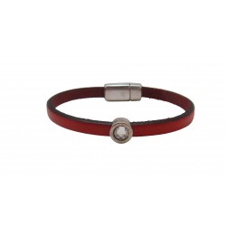 Leather bracelet "Fili" Swarovski